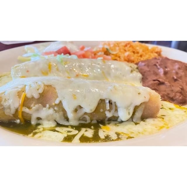 Green Chicken Enchiladas.