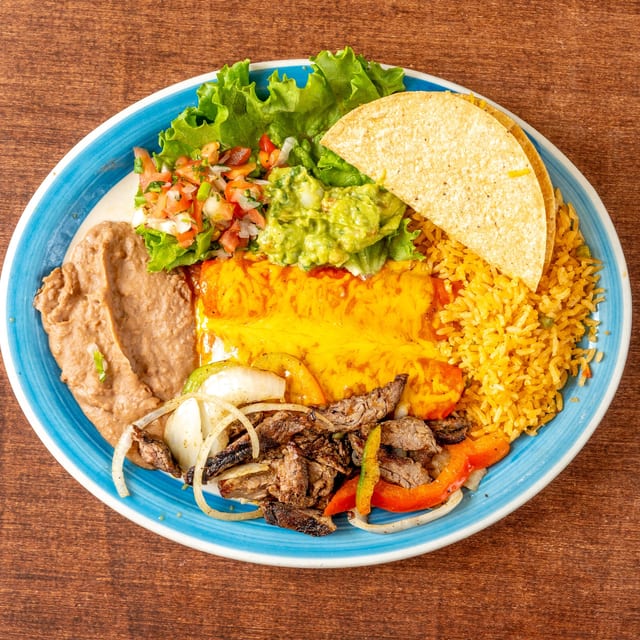 Grand Deluxe Mexican Dinner Plate.