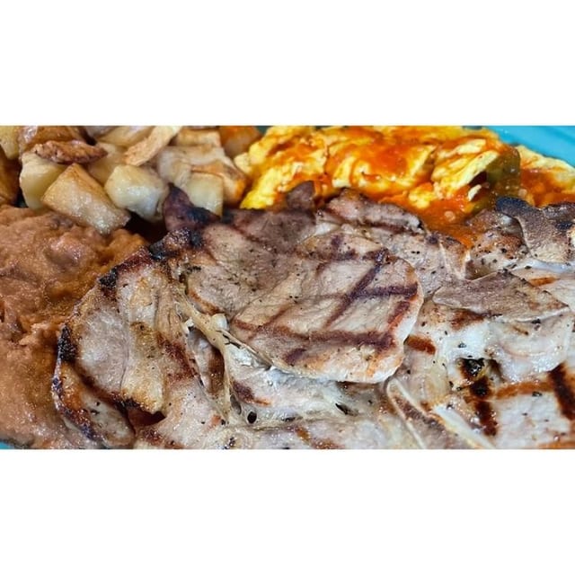 Pork Chop Plate.