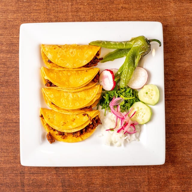 Mini Tacos de la Esquina Plate.