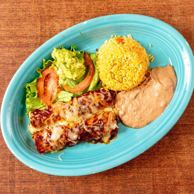 Mole Enchiladas.