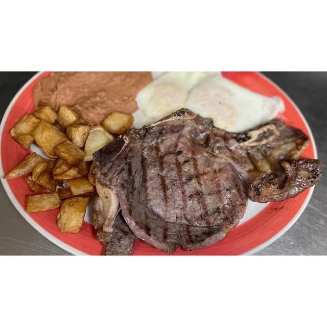 Steak & Eggs Plate.
