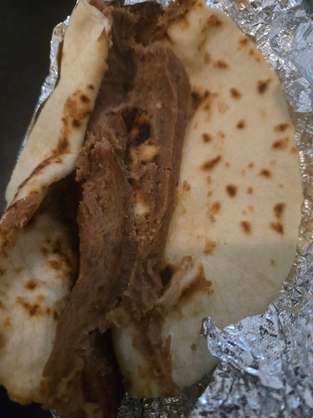 Bean & Bacon Taco - Tuesday.