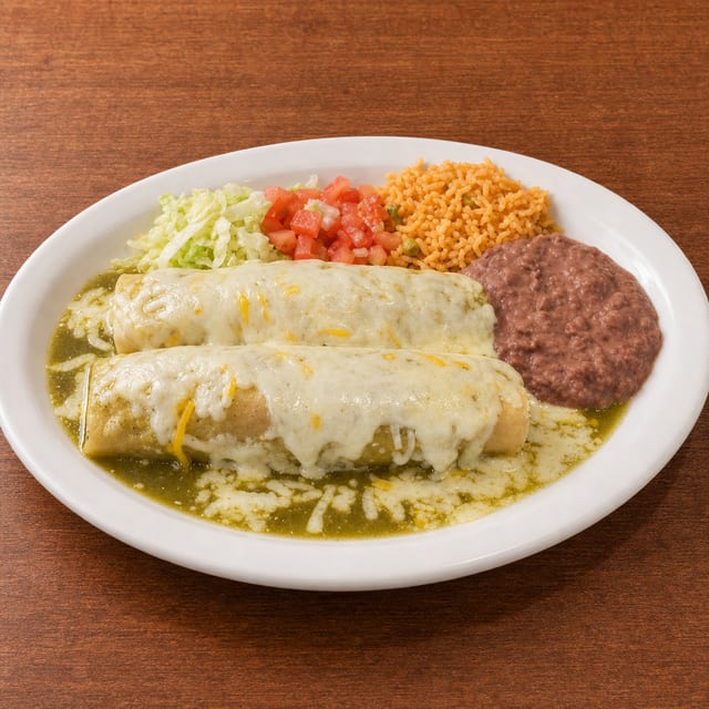 Green Chicken Enchiladas.