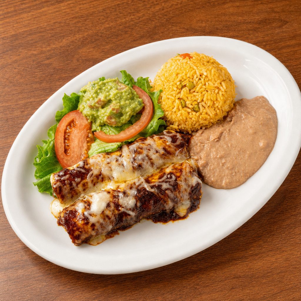 Mole Enchiladas.