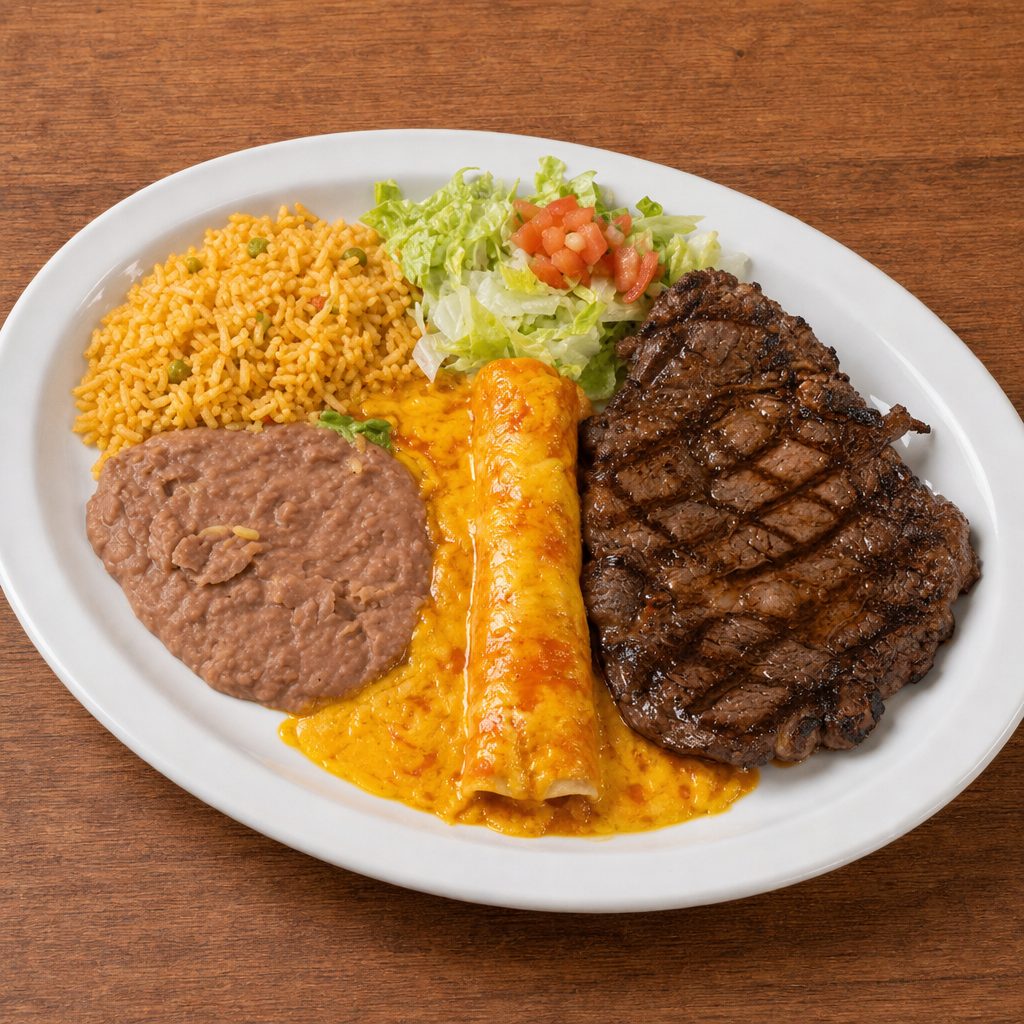 Steak Tampiquena.