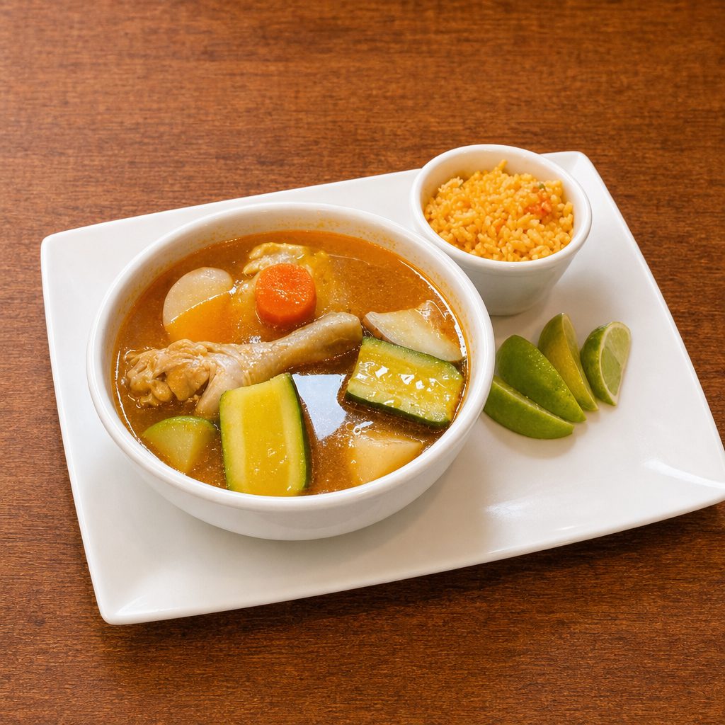 Caldo De Pollo.