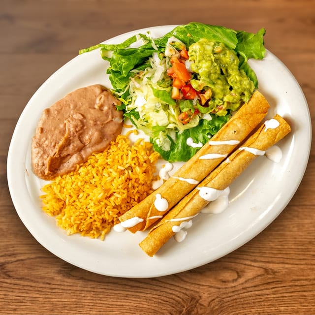 Flautas Plate.