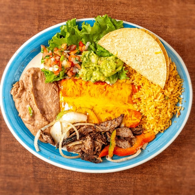 Grand Deluxe Mexican Dinner Plate.