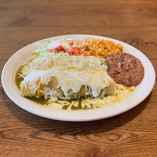 Green Chicken Enchiladas.