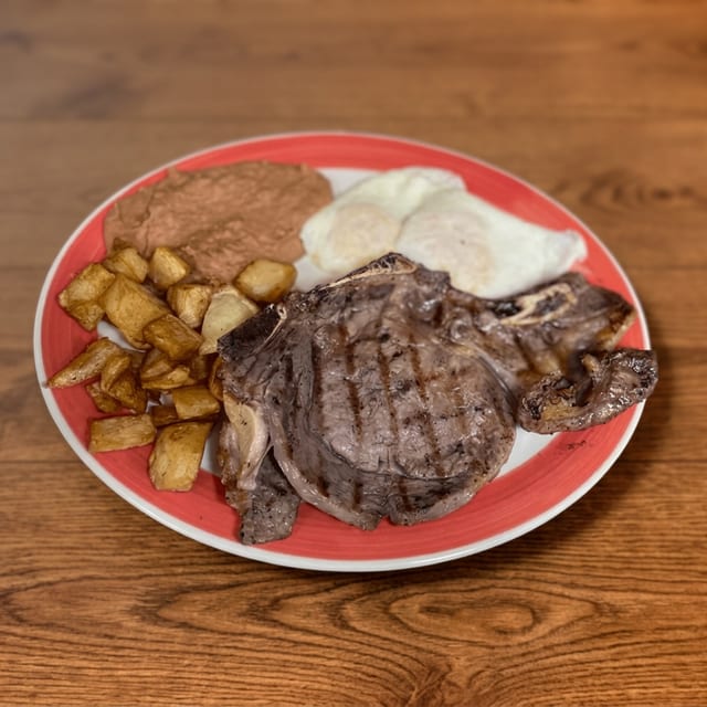 Steak & Eggs Plate.