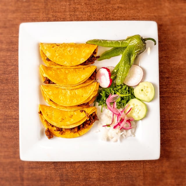 Mini Tacos de la Esquina Plate.