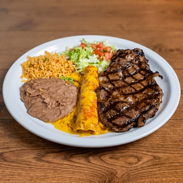 Steak Tampiquena.